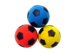 Mondo Žogica za SOFT TENIS - Motiv Football 70 mm, 3 kosi