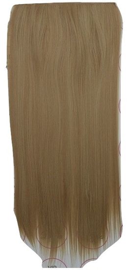 Vipbejba Sintetični clip-on lasni podaljški na 1 zaveso, ravni, medeno blond F27