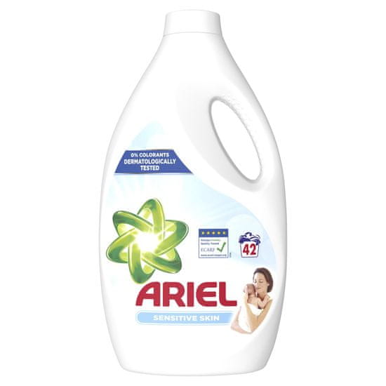 Ariel Sensitive tekoči detergent 2.31l, 42 pranj