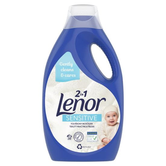 Lenor Sensitive gel za pranje, 2,09 l, 38 pranj