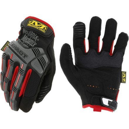 Mechanix Wear rokavice M-pact, črne/rdeče, XL