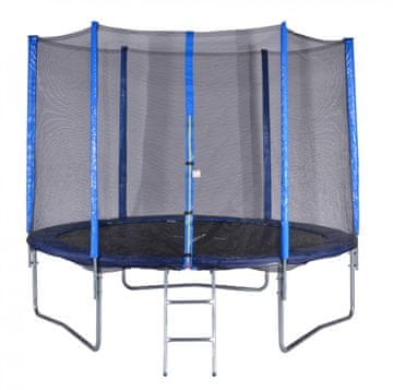Spartan Trampolin 180 cm + mreža + lestev modra