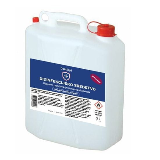 DoniSept razkužilo za površine, 75% alkohola, 5 l