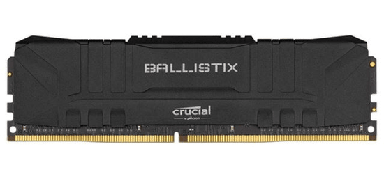 Crucial Ballistix pomnilnik, 8 GB, DDR4, 2666 MHz, CL16, črn (BL8G26C16U4B)