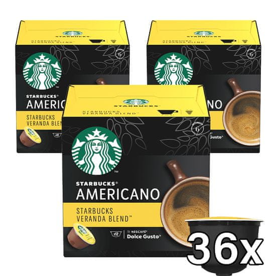 Starbucks kavne kapsule Blond Veranda Blend, 12 kapsul, 102 g, 3 pakiranja