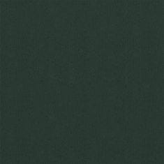 Greatstore Balkonsko platno temno zeleno 120x500 cm oksford blago