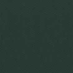 Vidaxl Balkonsko platno temno zeleno 120x500 cm oksford blago