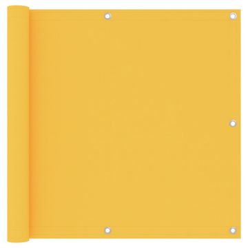 Vidaxl Balkonsko platno rumeno 90x600 cm oksford blago