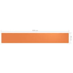 Greatstore Balkonsko platno oranžno 90x600 cm oksford blago