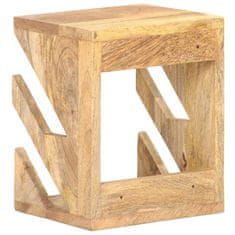 Vidaxl Stensko držalo za rolke 25x20x30 cm trden mangov les