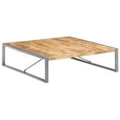Vidaxl Klubska mizica 140x140x40 cm robusten mangov les