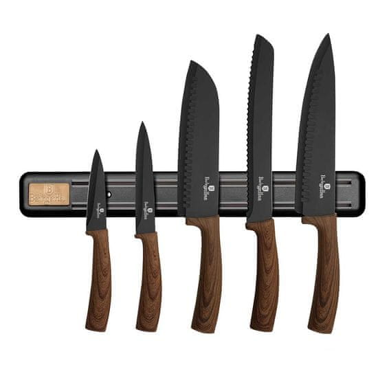 KINGHoff Komplet 5 kuhinjskih nožev s črtami Berlinger Haus Bh-2540