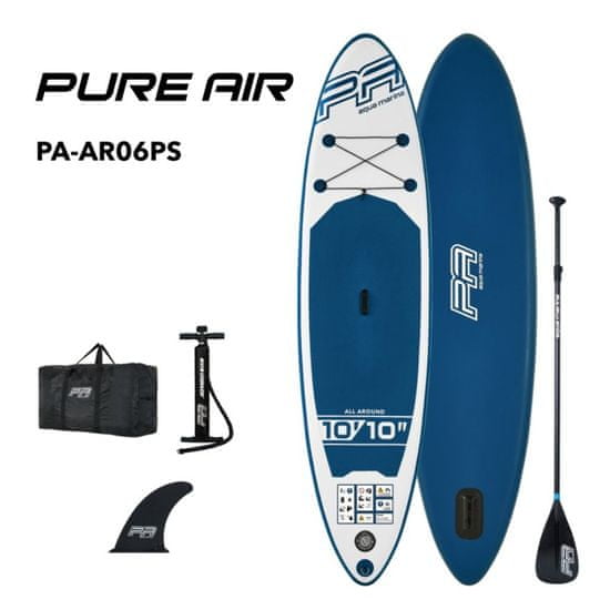 Pure Air Pure Air PA Aqua Marina PA-AR06PS napihljivi SUP, z veslom in vrvico, 330 x 81 x 15 cm