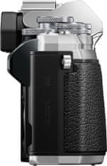 Olympus kompaktni digitalni fotoaparat E-M10 III S Body Silver, srebrni