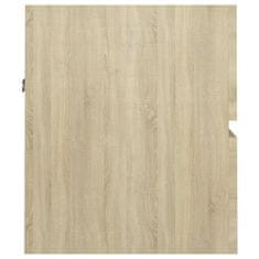 Vidaxl Omarica za umivalnik sonoma hrast 41x38,5x45 cm iverna plošča