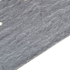Vidaxl Kuhinjska preproga pralna potisk feferona 45x150 cm