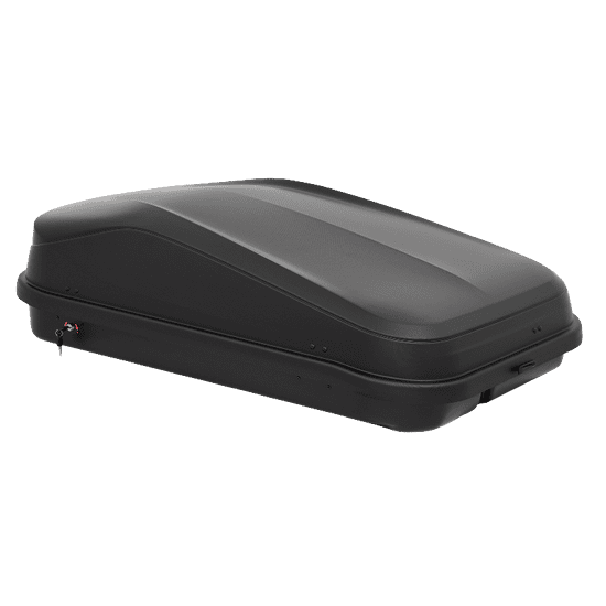 Junior strešni kovček Easy, mat črni, 420 l (145x94x40)