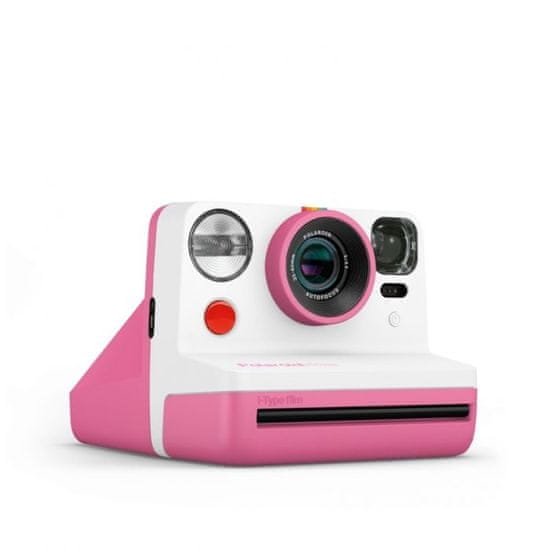 POLAROID Now fotoaparat, roza-bel - Odprta embalaža