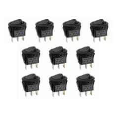 Handy 10x vgradno stikalo 16 A - 12 V DC, modra LED