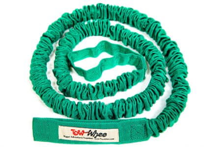 Tow Whee vlečna vrv za kolo, zelena