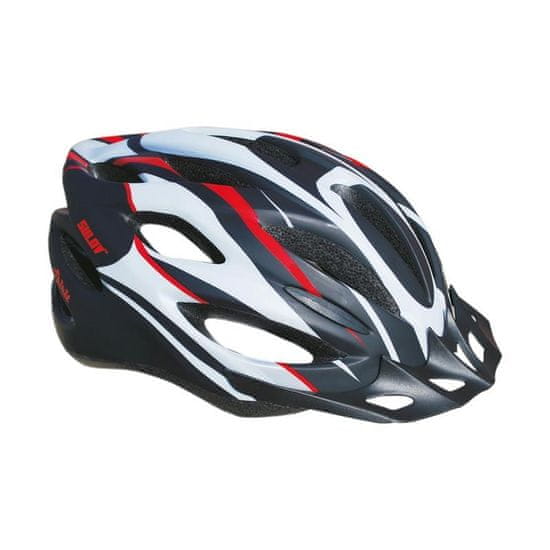Sulov Spirit kolesarska čelada, črno-rdeča