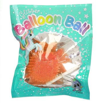 ASST | Napihljiva žoga z bleščicami Ylvi in Minimoomis, Oranžna