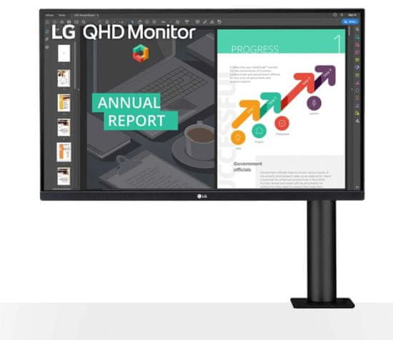 LG 27QN880-B monitor, 68.5 cm (27), QHD, IPS, USB-C, FreeSync