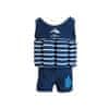 Plavalna obleka za učenje plavanja, Blue Breton Stripe, za 2-3 leta