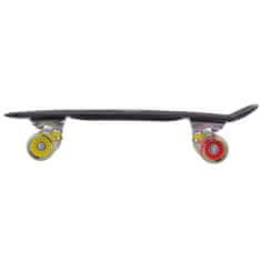 Enero Pennyboard deska 56 cm z LED kolesi, BLACK RAINBOW S-124