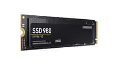 Samsung 980 SSD disk, 250 GB, M.2, PCI-e 3.0 x 4 NVMe, TLC V-NAND