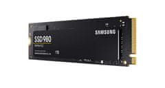 Samsung 980 SSD disk, 1 TB, M.2, PCI-e 3.0 x 4 NVMe, TLC V-NAND