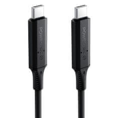 Spigen Powerarc kabel USB-C / USB-C PD 100W 2A 1m, črna