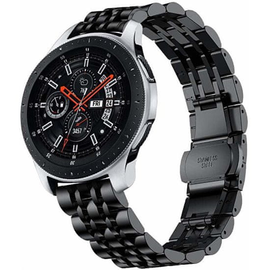 4wrist Steel bracelet for Samsung Galaxy Watch - Black 22 mm