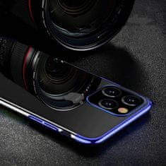 slomart clear color case gel tpu electroplating frame cover za samsung galaxy s21 5g črn