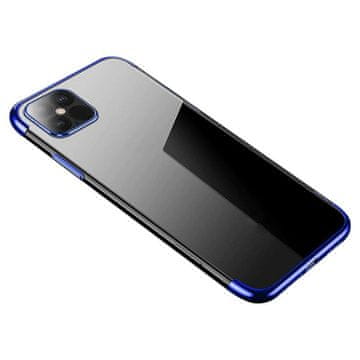 HURTEL Hurtel Clear Color gel ovitek za Xiaomi Mi 11, moder okvir