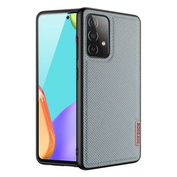 slomart ovitek dux ducis fino prevlečen z najlonskim materialom za samsung galaxy a32 5g siv