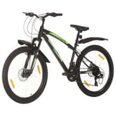 Vidaxl Gorsko kolo z 21 prestavami 26" kolo 36 cm črno