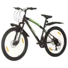 Vidaxl Gorsko kolo z 21 prestavami 26" kolo 46 cm črno
