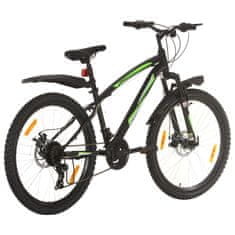 Vidaxl Gorsko kolo z 21 prestavami 26" kolo 46 cm črno
