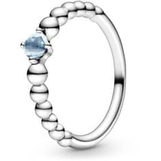 Pandora Srebrni prstan za ženske rojene marca 198867C01 (Obseg 58 mm)
