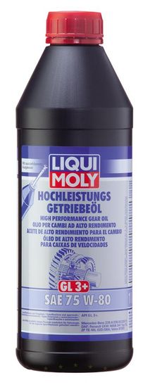 Liqui Moly olje za menjalnik Hochleistungs Getriebeol (GL3+) 75w80, 1 l