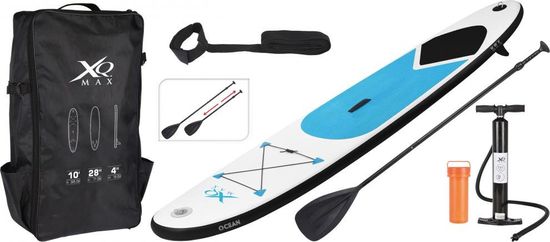 XQMAX Deska za veslanje XQ MAX SUP 305 - modri oceanski komplet