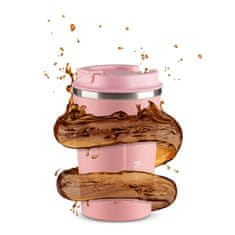 Rosmarino termo lonček za kavo, 350 ml, roza - odprta embalaža