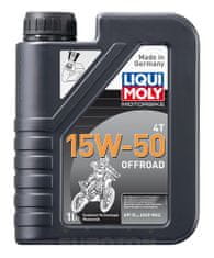 Liqui Moly motorno olje MOTORBIKE 4T 15W50 OFFROAD, 1 l