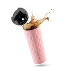 termo lonček za kavo, 500 ml, roza