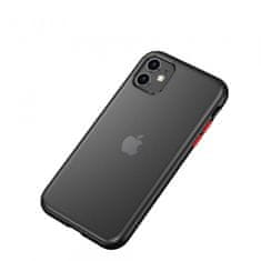 Ovitek za iPhone 12 mini, silikonski, črn