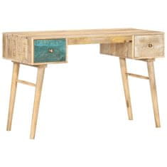 Vidaxl Pisalna miza 118x50x75 cm trden mangov les