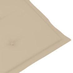 Vidaxl Blazine za vrtne stole 6 kosov bež 100x50x4 cm