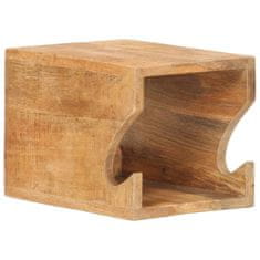 Vidaxl Stensko stojalo za kolo 35x25x25 cm trden robusten mangov les