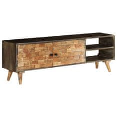 Vidaxl TV omarica iz trdnega mangovega lesa 140x30x45 cm